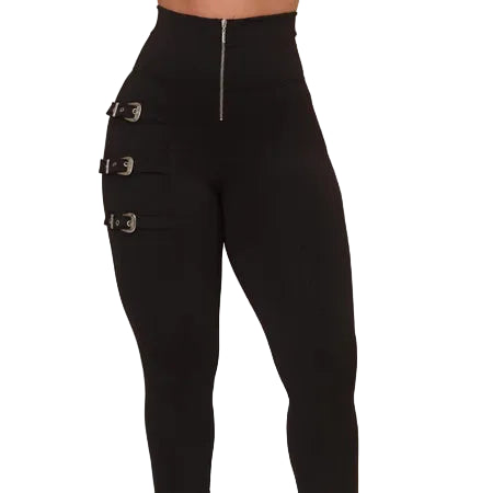 Legging Power com Detalhe de Cintos