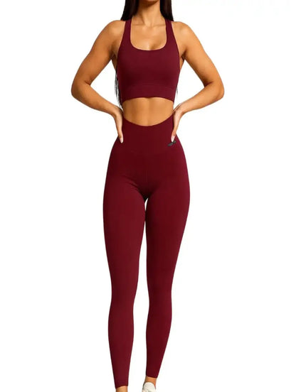 Kit com 2 Leggings Cintura Alta