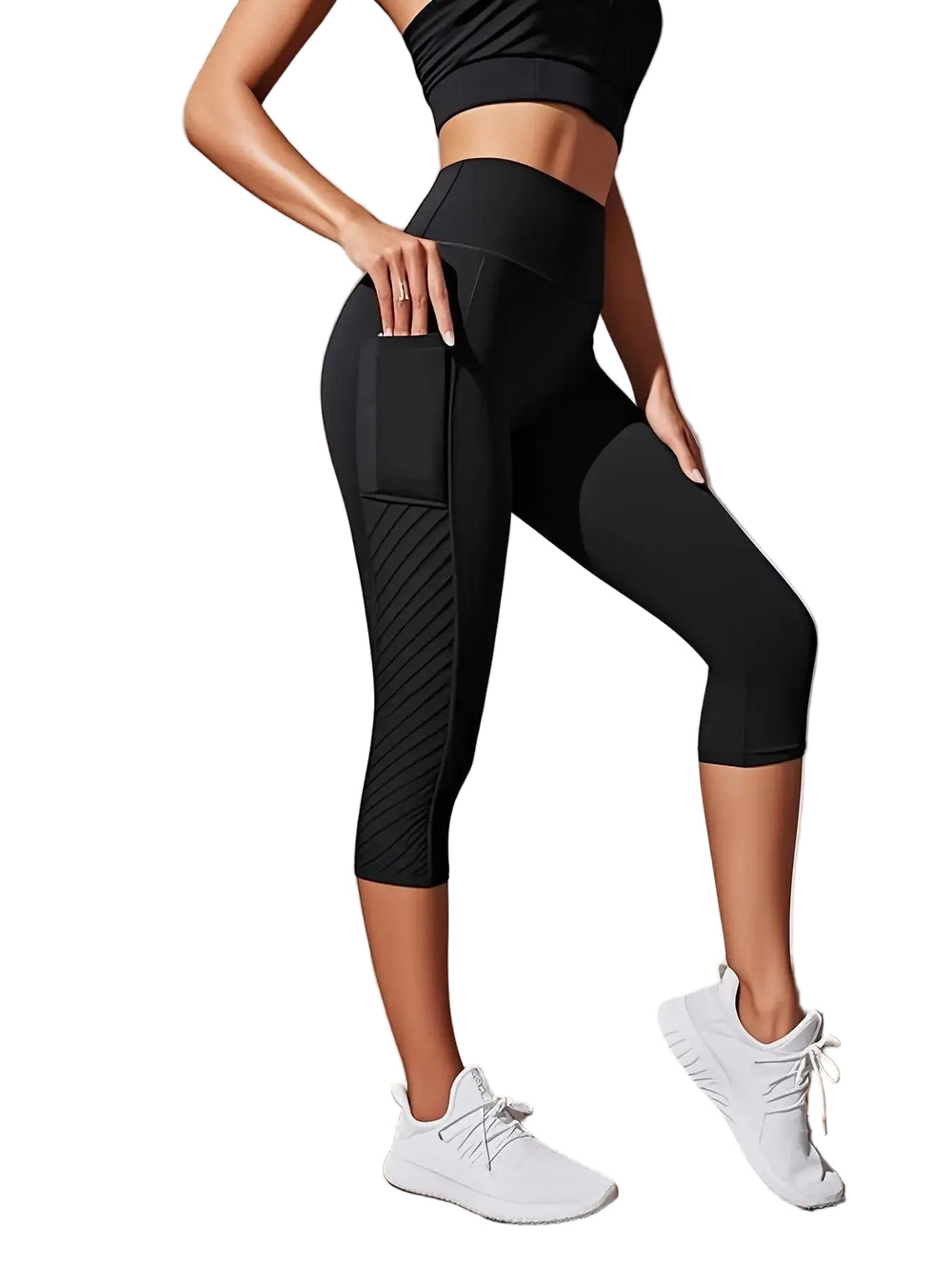 Legging Capri Cintura Alta Fitness