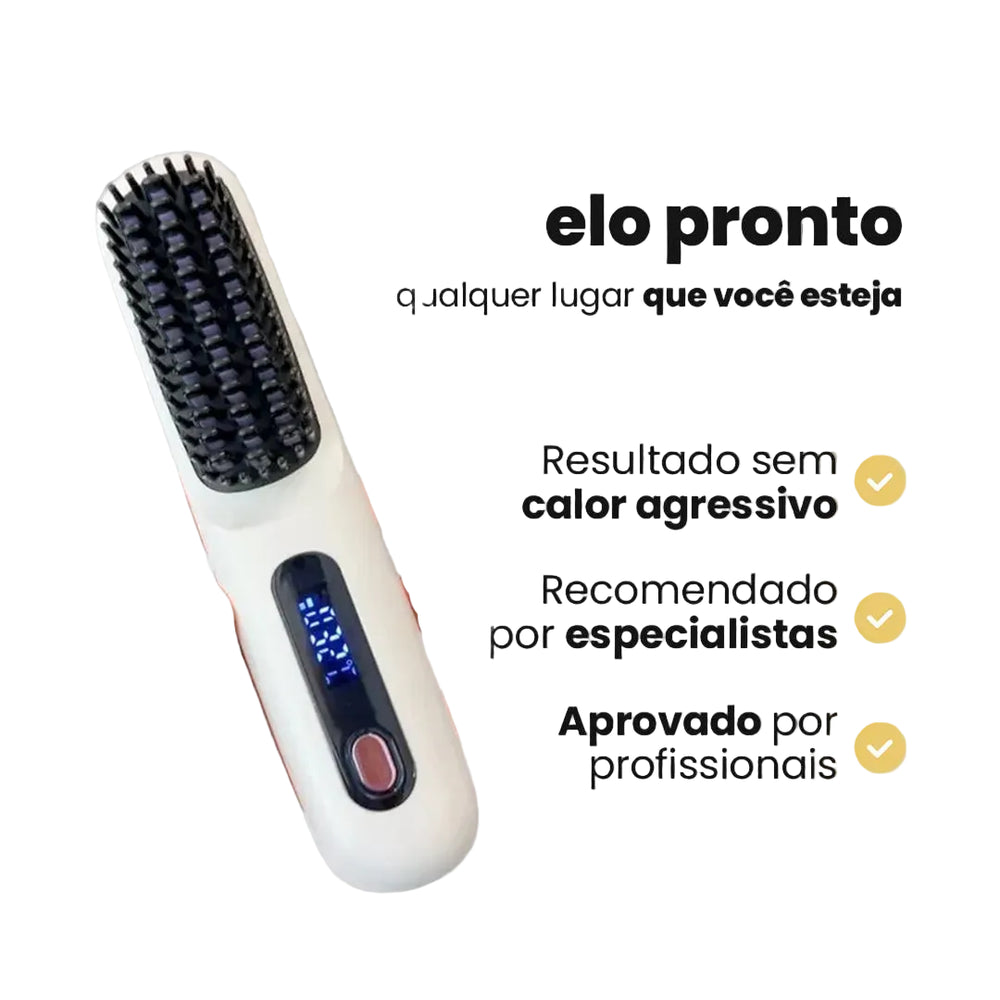 Escova Alisadora Portátil - BeautyMax Pro
