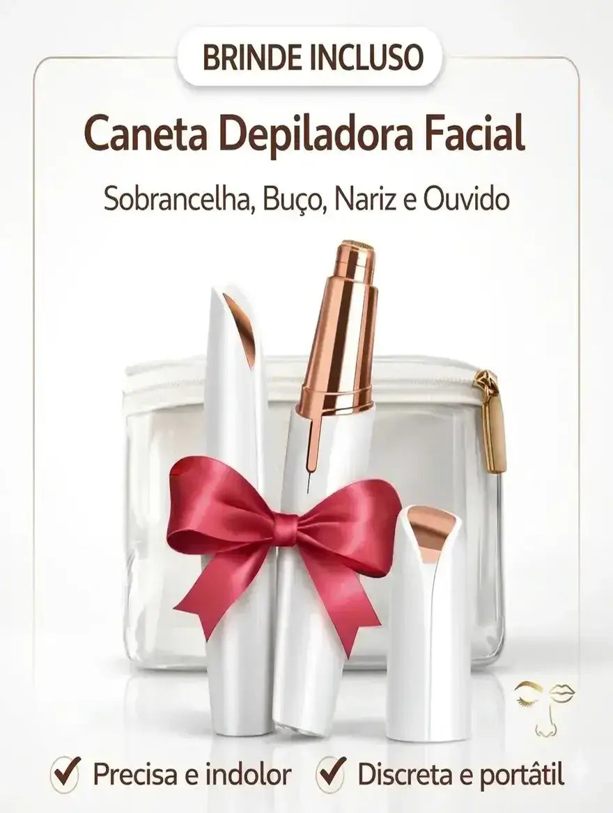 Depilador Facial SoftClean - Remova pelos do rosto de forma rápida e indolor