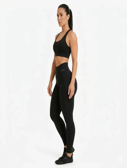 Kit com 2 Leggings Cintura Alta