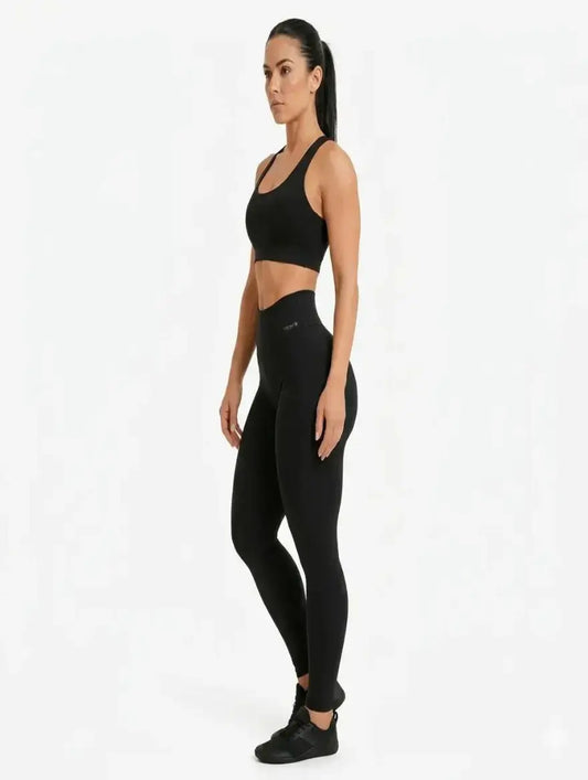 Kit com 2 Leggings Cintura Alta