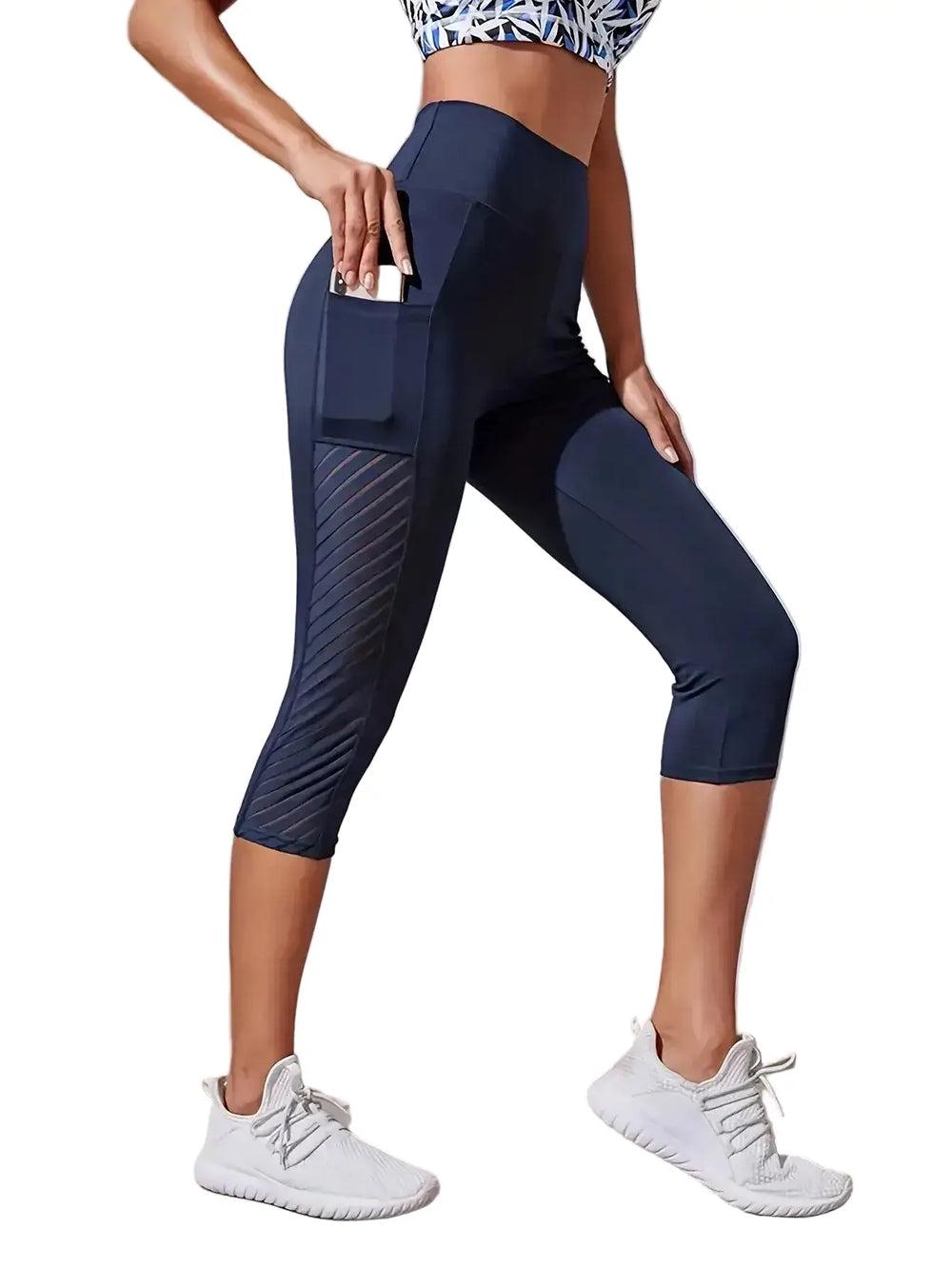 Legging Capri Cintura Alta Fitness