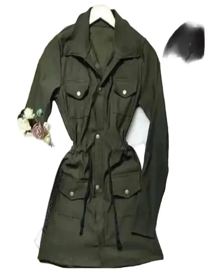Parka Feminina Sobretudo em Bengaline