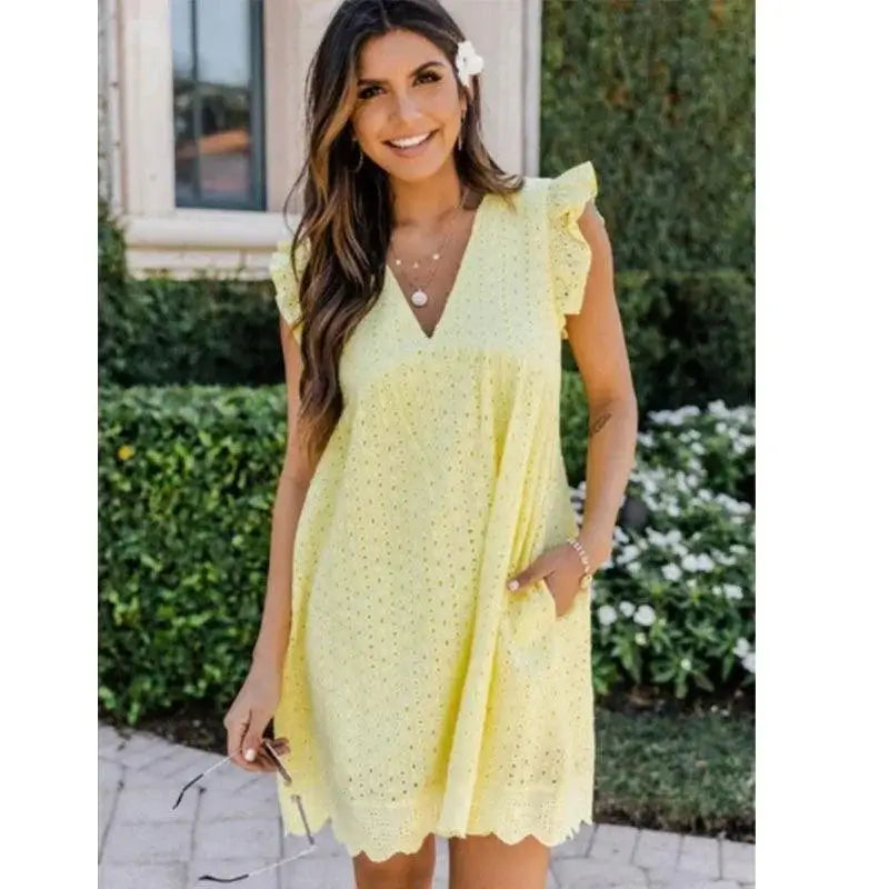Vestido 2 em 1 Breeze – Com Shorts Embutido & Sutiã Integrado