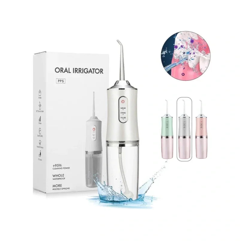 Irrigador Oral Portátil 3 em 1 - AquaSense