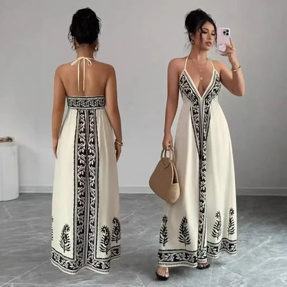 Vestido Midi Lucca – Caimento Fluido & Estampa Exclusiva