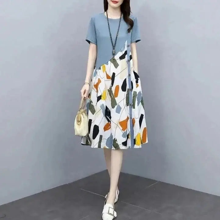 Vestido Midi Amalfi – Estampa Floral Exclusiva