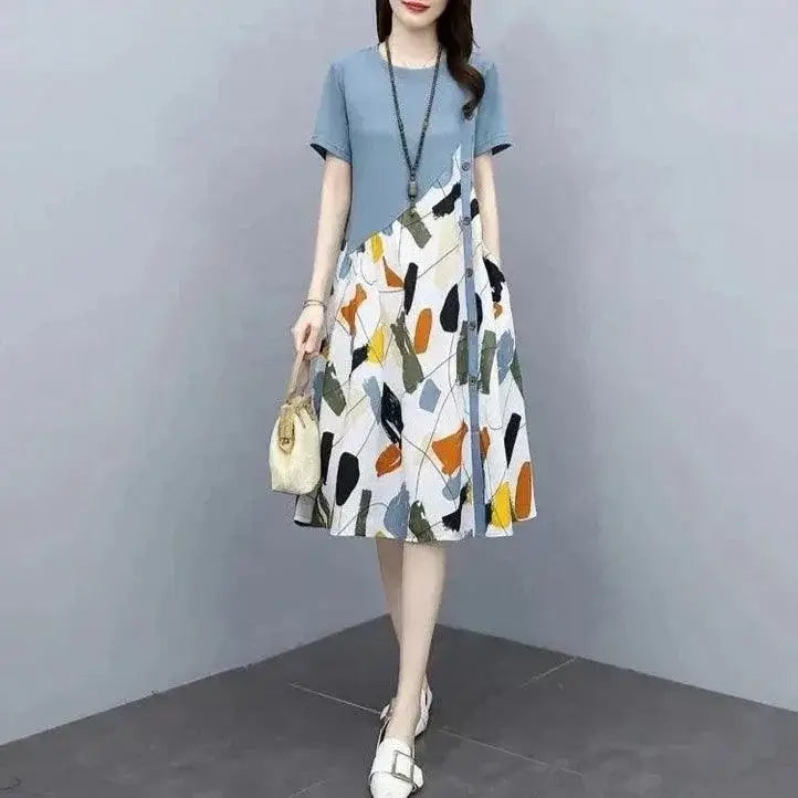 Vestido Midi Amalfi – Estampa Floral Exclusiva