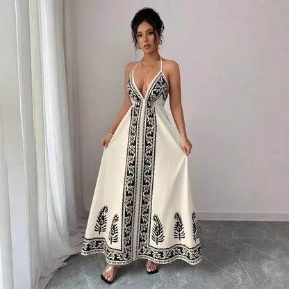 Vestido Midi Lucca – Caimento Fluido & Estampa Exclusiva
