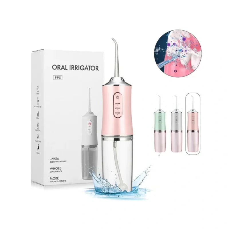 Irrigador Oral Portátil 3 em 1 - AquaSense