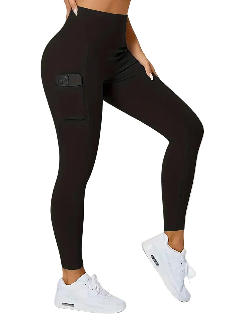 Legging Com Bolso Lateral - Zero Transparência Cós Alto Modeladora