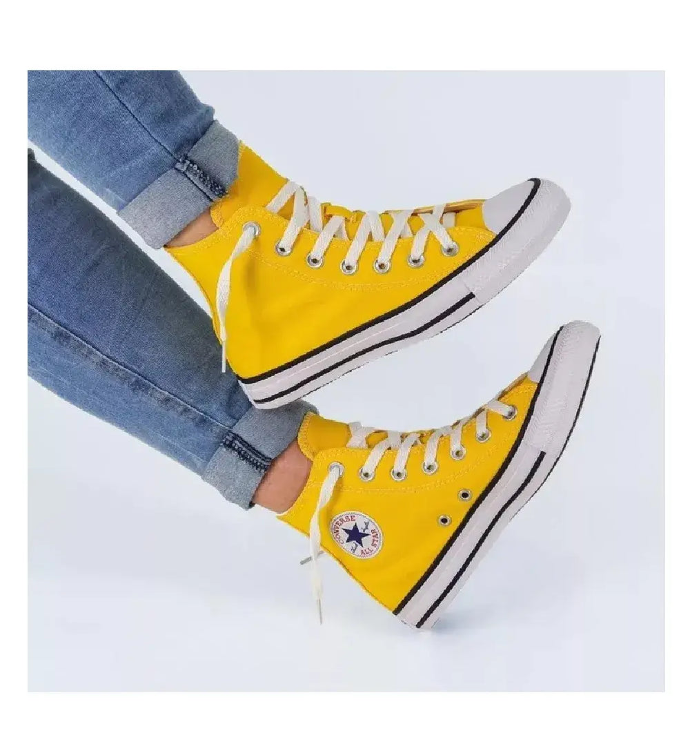 Tenis All Star Bota Conv Amarelo