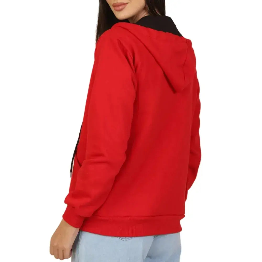 Casaco Moletom Feminino com Capuz e Zíper