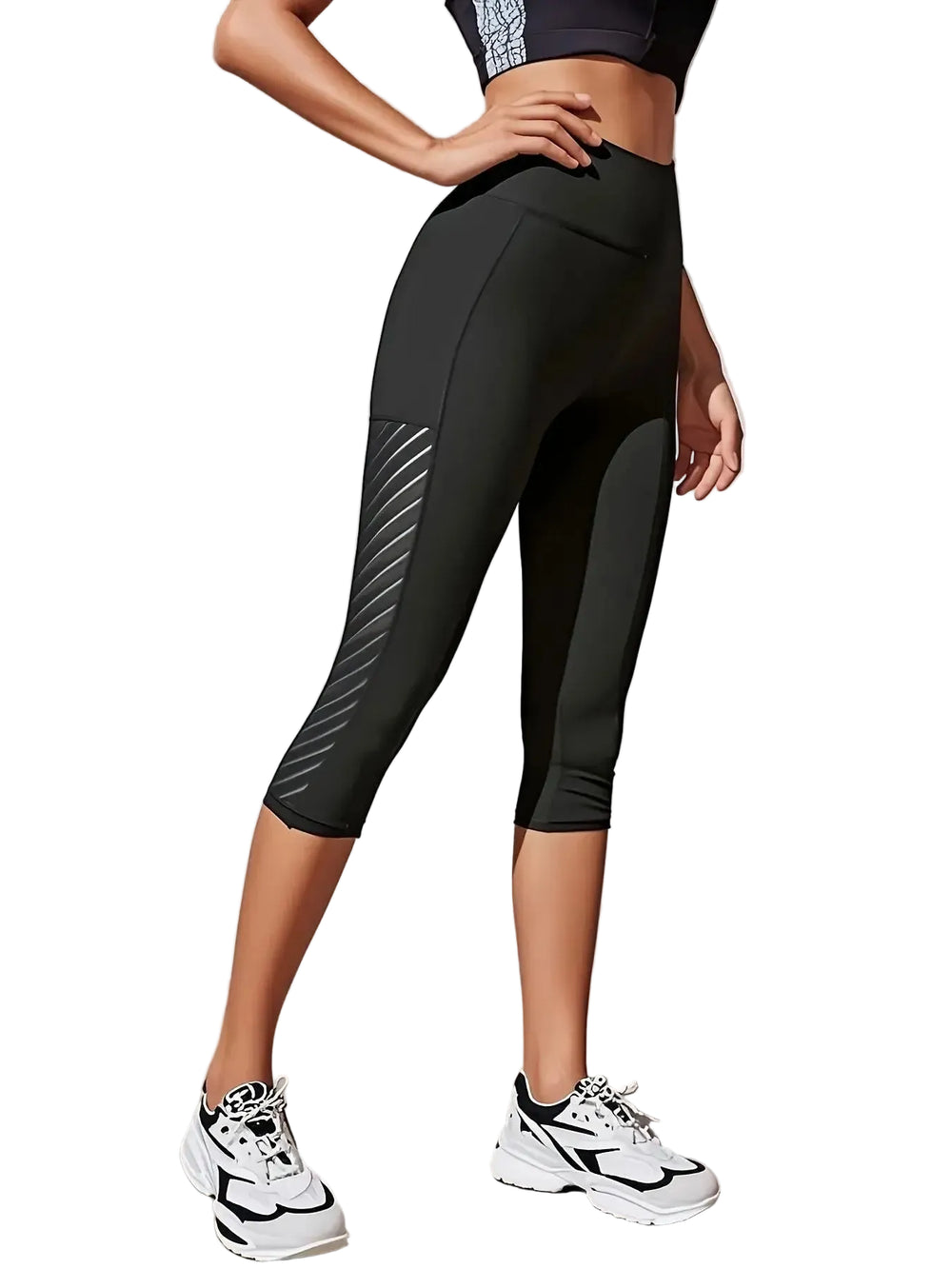 Legging Capri Cintura Alta Fitness