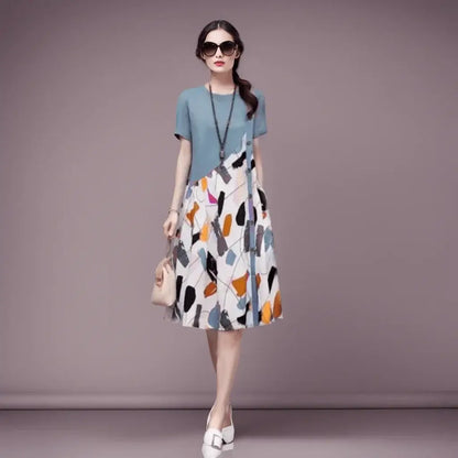 Vestido Midi Amalfi – Estampa Floral Exclusiva