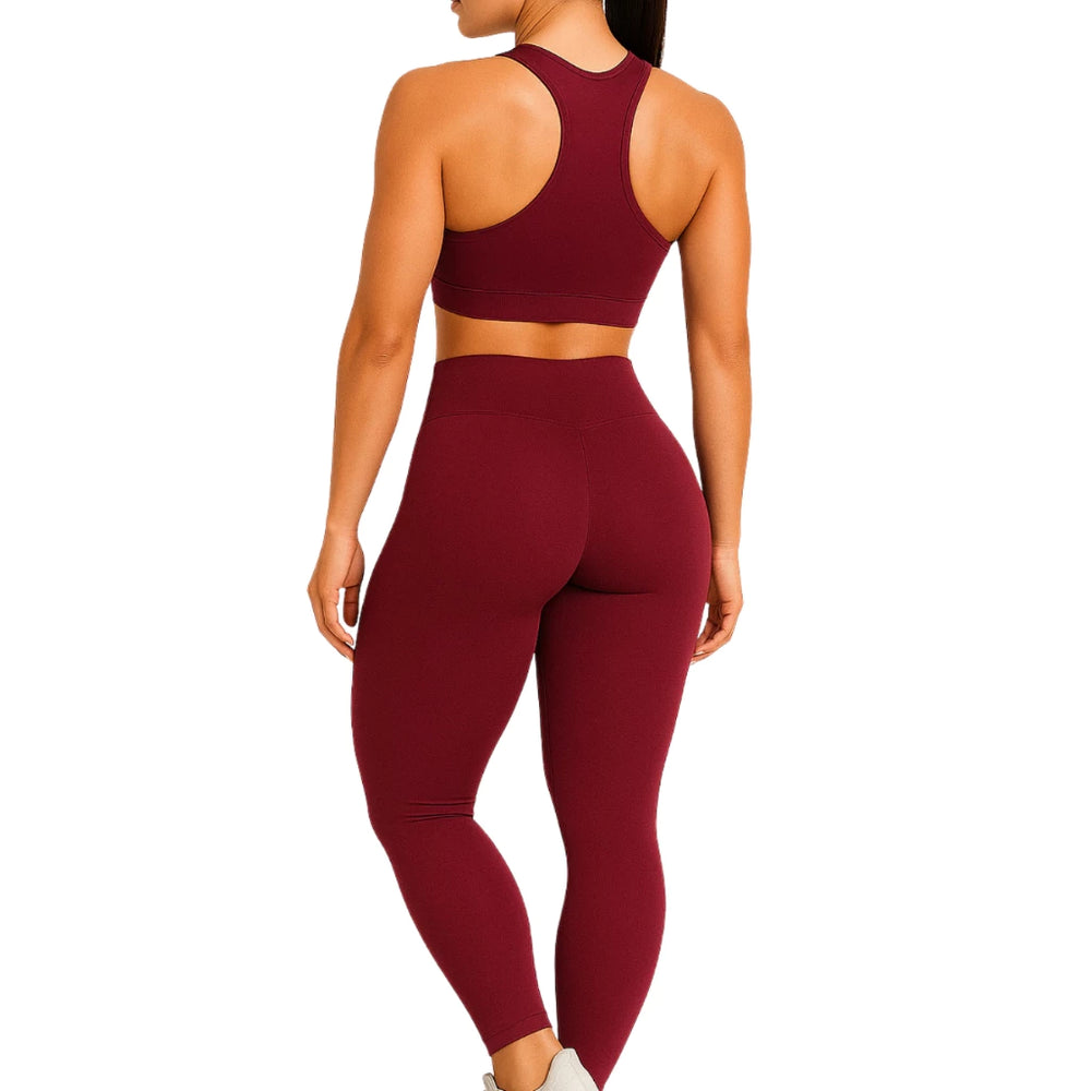 Kit 2 Calças Legging Feminina Cintura Alta Zero