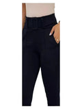 leggings skinny linho com cinto fixo