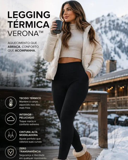 Legging Térmica Forrada Verona™ com Bolsos