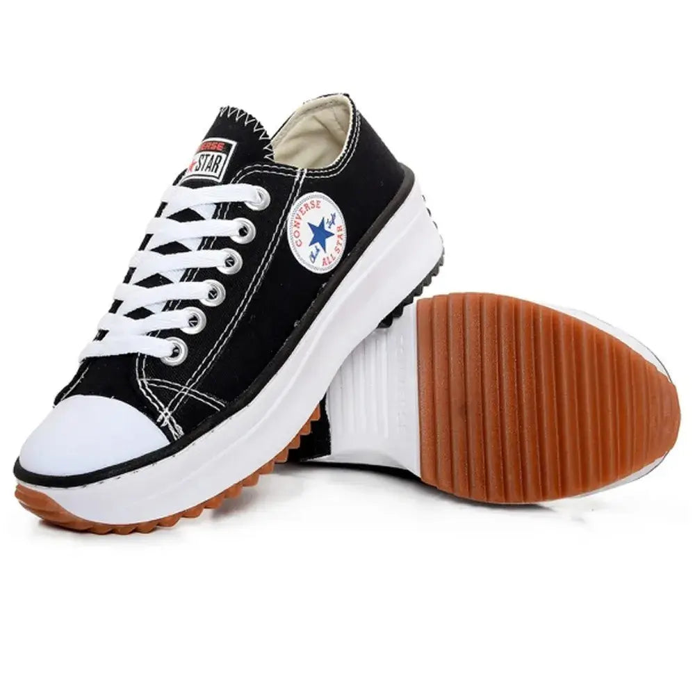 All Star Converse Run Preto
